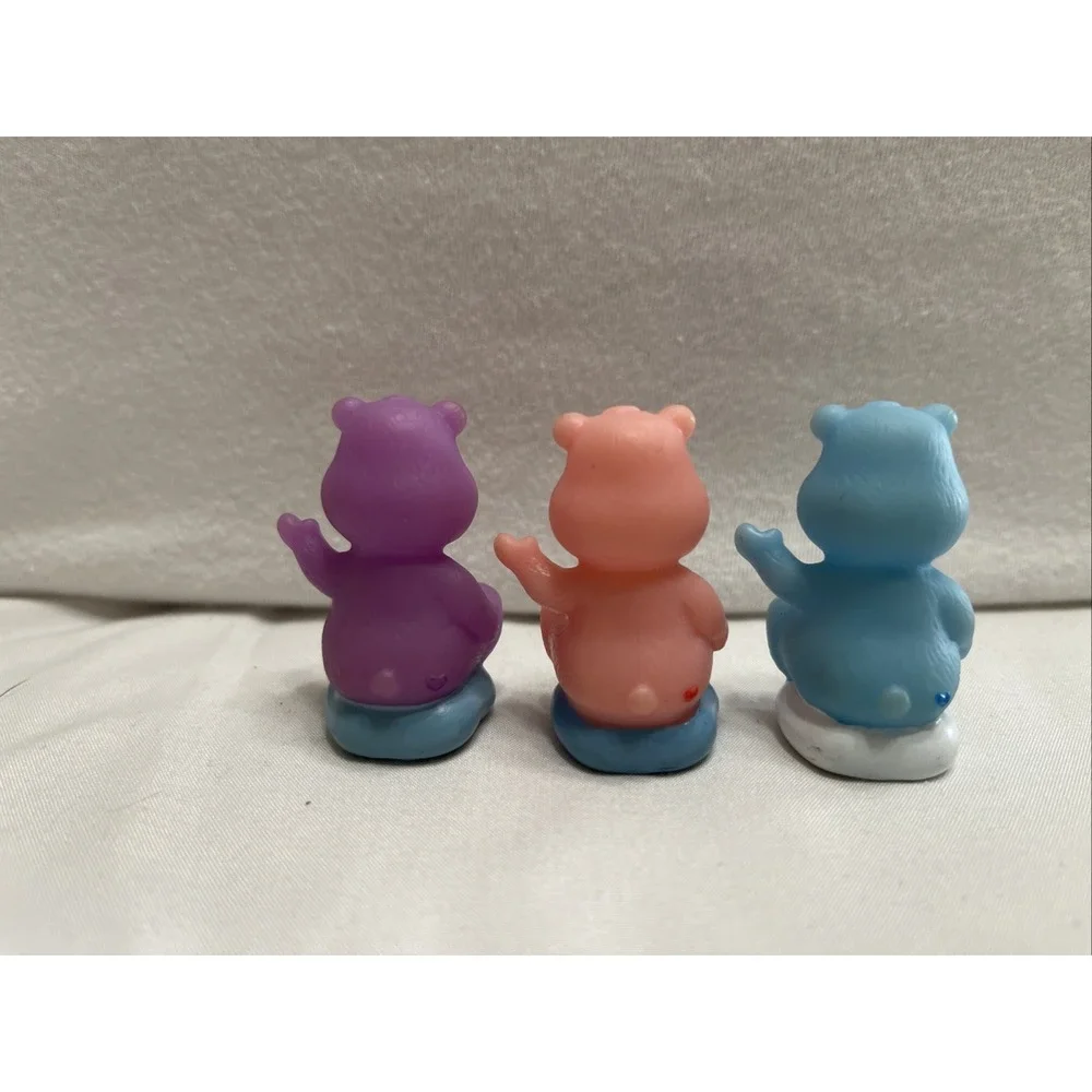 Lot of 3 Vintage CARE BEARS 1-3/4